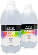 🎨 epoxy resin crystal clear casting resin kit by pixiss brand - easy mix 1:1 gallon size, perfect for epoxy and resin art, tumblers, jewelry making, molds, and crafts logo