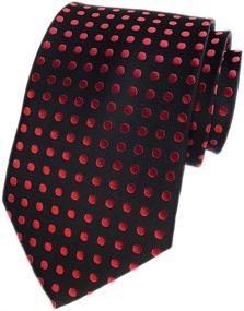 img 2 attached to White Polka Cravat Woven Jacquard Men's Accessories