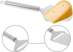 img 1 attached to 🧀 Versatile Stainless Steel Wire Cheese Slicer: Adjustable Thickness, 2-Pack, Perfect for Home Kitchen Cheese Cutting