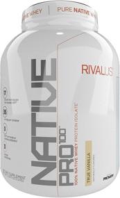 img 4 attached to 🥤 Rivalus Native Pro 100 Vanilla Protein Powder Blend - 2.11 Pound