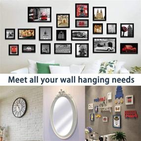 img 1 attached to 🖼️ DSMY Picture Hanging Kit: Complete 270-Piece Set for Easy Wall Mounting - Heavy Duty Frame Hooks, Nails, Wires, Screw Eyes, and Sawtooth Included