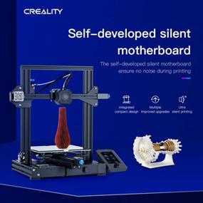 img 3 attached to 🖨️ Enhanced Creality Motherboard Meanwell Carborundum 3D Printer – Large Build Volume 220x220x250mm