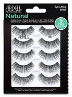 👁️ enhance your look with ardell false eyelashes natural 105 black - 5 pairs pack logo