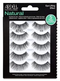 img 1 attached to 👁️ Enhance Your Look with Ardell False Eyelashes Natural 105 Black - 5 Pairs Pack