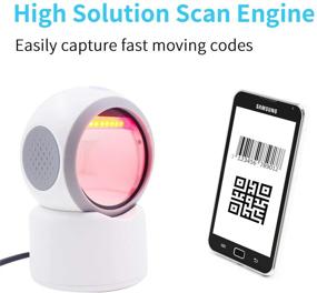 img 2 attached to Alacrity Desktop Barcode Scanner Omnidirectional