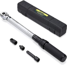 img 4 attached to 🔧 ARUCMIN 3/8-Inch Drive Click Torque Wrench - Adjustable (10-100 ft.-lb./15-135 Nm) - Professional Dual-Direction Torque Wrench Set