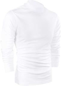 img 4 attached to 👚 Utopia Wear Interlock Turtleneck XX Large: Ultimate Comfort and Style for Plus-Sized Fashion