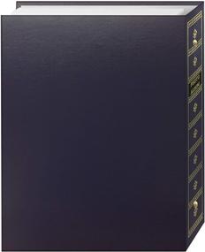 img 3 attached to 📸 Пионерский фотоальбом APS-247/BB с трехкольцевым связыванием, обложкой из синтетической кожи Bay Blue с золотыми акцентами: элегантный фотоальбом для отпечатков 4х7, 5х7 и 8х10.