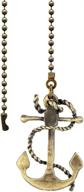 enhance your ceiling fan with a 12-inch anchor pull chain extension and ornament логотип