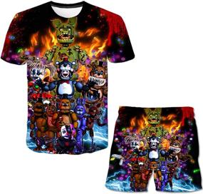 img 2 attached to Shirts Printed Cartoon T Shirts FNAF 1 Large