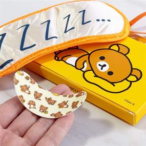 img 1 attached to 🐻 Rilakkuma - Under Eye Recovery Mask, Dark Circle Brightening Skincare with Hyaluronic Acid and Rose Extract (2 Pack - 2 Pairs Each, 4 Pairs Total)