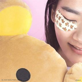 img 2 attached to 🐻 Rilakkuma - Under Eye Recovery Mask, Dark Circle Brightening Skincare with Hyaluronic Acid and Rose Extract (2 Pack - 2 Pairs Each, 4 Pairs Total)