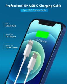 img 2 attached to ⚡ 20W USB-C Charger for iPhone 13/12/11 Pro & AirPods Pro - Fast PD Charging Adapter with 3.3FT Cable Included