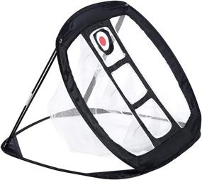 img 1 attached to 🏌️ Indoor Outdoor Golf Chipping Net - LANTOOZI Pop Up Golf Practice Net for Hitting Training, Includes Foam Balls, Accessories, and Carry Bag