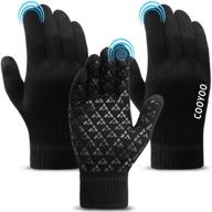 🧤 cool touchscreen running gloves & mittens with anti-slip silicone | cooyoo men's accessories logo