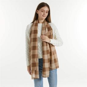 img 2 attached to 🧣 FONYVE Fashion Scarfs: Elevate Your Style with Cotton Linen Feel Women's Accessories