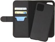 📱 bondir 2-in-1 magnetic detachable leather wallet case | compatible with iphone xr & iphone 11 | black case for better seo logo