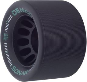 img 3 attached to 🛼 Sonar Wheels Demon EDM: High-Performance Roller Skate Wheels - 4 Pack (43mm x 62mm, Black 95A) - Unleash Your Skating Potential!