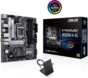 img 3 attached to 💻 Материнская плата ASUS Prime B560M-A AC с процессором Intel B560 (LGA1200) форм-фактора mATX с поддержкой PCIe 4.0, двумя слотами M.2, 8 ступенями питания, 1GbLAN, DisplayPort, двумя портами HDMI, задними USB 3.2 Gen 2 Type-C, модулем Wi-FI 5 на борту, AuraSync и Addressable RGB.