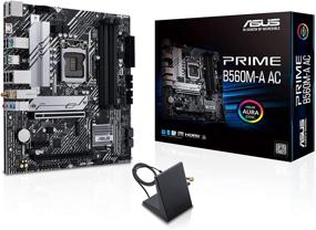 img 4 attached to 💻 Материнская плата ASUS Prime B560M-A AC с процессором Intel B560 (LGA1200) форм-фактора mATX с поддержкой PCIe 4.0, двумя слотами M.2, 8 ступенями питания, 1GbLAN, DisplayPort, двумя портами HDMI, задними USB 3.2 Gen 2 Type-C, модулем Wi-FI 5 на борту, AuraSync и Addressable RGB.