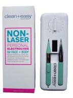 🔌 coarse hair home electrolysis kit by american international industries: clean + easy deluxe logo