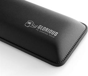 img 2 attached to 🖲️ Glorious Gaming Wrist Pad/Rest - TENKEYLESS (TKL) Size - Black - Mechanical Keyboards, Stitched Edges, Ergonomic, 14x4 inches/25mm Thick (GWR-87): The Ultimate Wrist Support for Mechanical Gaming Keyboards