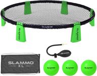 🏐 gosports slammo xl: massive 48" net for epic group play and beginner-friendly fun, in lively green! логотип