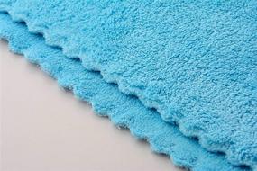 img 2 attached to 🧽 Premium Pack of 12 Mr Towels - Ultra-Soft Edgeless Microfiber Cleaning Towels: All-Purpose & Multipurpose, Plush 12'x12' Cloths, Extra Absorbent (Blue)