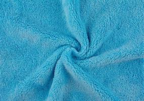 img 3 attached to 🧽 Premium Pack of 12 Mr Towels - Ultra-Soft Edgeless Microfiber Cleaning Towels: All-Purpose & Multipurpose, Plush 12'x12' Cloths, Extra Absorbent (Blue)