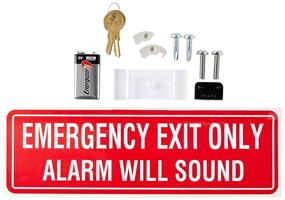 img 1 attached to 🚪 Detex EAX-500 Grey Surface Mounted Exit Alarm: Battery-Powered Door or Wall Mount with Piezo Horn - Compact and Reliable Exit Alarm Solution (2.10" W x 2.375" D x 7.70" L)