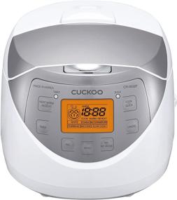 img 4 attached to 🍚 Cuckoo CR-0632F 6-Cup Micom Rice Cooker with 9 Menu Options: White Rice, Brown Rice & More, Nonstick Inner Pot, Made in Korea, White/Grey