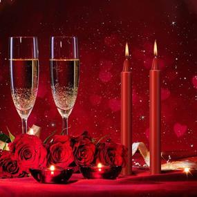 img 2 attached to 💑 10-Piece Romantic Low Temperature Candles: Perfect Valentine's Gift for Couples - Red, Black, Purple