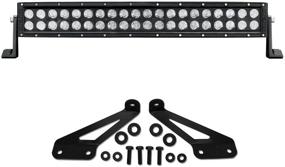 img 1 attached to 💡 Enhanced KC HiLites 335 C-Series C20 20" LED Light Bar - Inclusive Wiring Harness & Waterproof Connectors