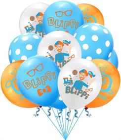 img 4 attached to Blippi Party Supplies: Vibrant 30Pcs Latex Balloons for Colorful Celebrations and Baby Showers!