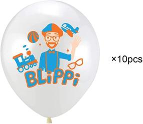 img 2 attached to Blippi Party Supplies: Vibrant 30Pcs Latex Balloons for Colorful Celebrations and Baby Showers!