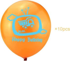 img 1 attached to Blippi Party Supplies: Vibrant 30Pcs Latex Balloons for Colorful Celebrations and Baby Showers!