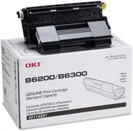 🖨️ okidata 52114501 black print cartridge for b6200/b6300 series laser printer, 11000 page yield logo