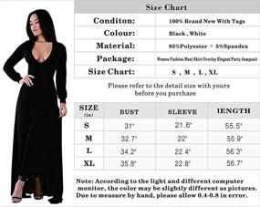 img 1 attached to Stylish Womens Overlay Elegant Clubwear Jumpsuit for Women's Clothing in Jumpsuits, Rompers & Overalls