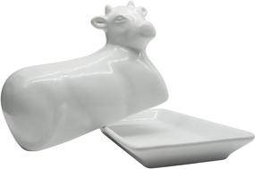 img 2 attached to Butter Shaped Ceramic Porcelain Chefcaptain: Functional and Stylish Kitchen Essential