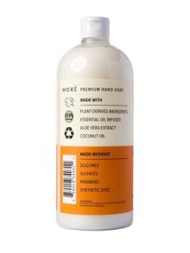 img 3 attached to 🧼 MOXE Liquid Hand Soap Jasmine & Sweet Orange - Moisturizing, Non-Irritating, Coconut Oil & Aloe Vera, Essential Oils, Plant-Based Ingredients - 32 oz (1 Refill Bottle)