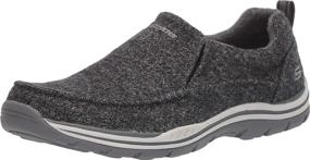 img 1 attached to 👟 Stylish and Comfortable: Skechers Expected Pitzen Charcoal 10 Men's Shoes