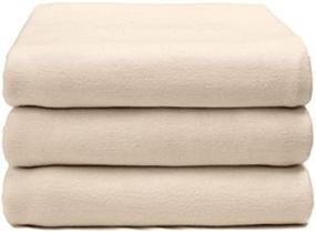 img 1 attached to 🛌 Elivo Cotton Hospital Bed Bath Blankets - Optimal Warmth and Privacy for Bed Baths - Versatile as Recovery, Thermal, or Utility Blankets - 3 Pack