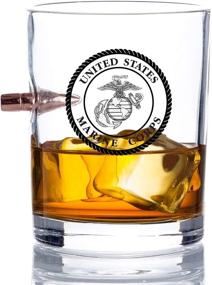 img 2 attached to 🍷 Hand Blown .308 Officially Licensed USMC Bullet Whiskey Glass - 8 Oz - Marine Corps Gifts