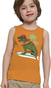 img 3 attached to 🦖 V GRIN Dinosaurs Astronaut Boys' Undershirts: Trendy Clothing in Tops, Tees & Shirts