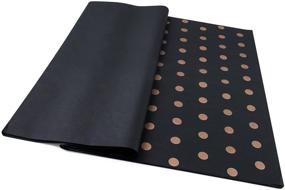 img 3 attached to 🎁 Black Gold Polka Dot Tissue Paper - 50 Sheets for Gift Wrapping, DIY Crafts, Graduation, Gift Bags (27.5x19 inch)