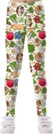 🐹 piggies choice kids guinea pig leggings tights pants for girls - stretchable children's apparel logo