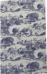 img 1 attached to 🧵 Blue Toile French Country Dish Towel Set - Pack of 2