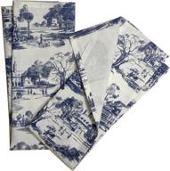 🧵 blue toile french country dish towel set - pack of 2 logo