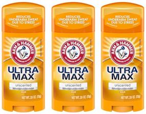 img 4 attached to 🧼 ARM &amp; HAMMER ULTRAMAX Unscented Anti-Perspirant Deodorant Solid - 2.60 oz (Pack of 3)