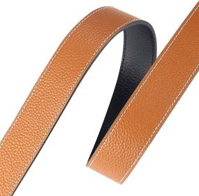 img 1 attached to Replacement Leather Strap Reversible Genuine